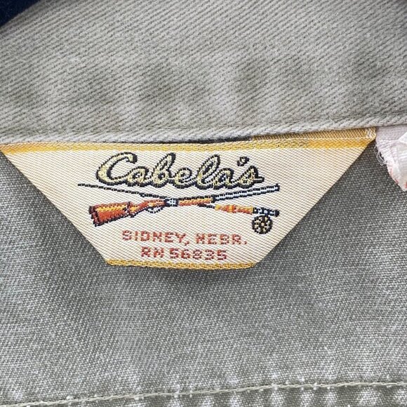 Cabela’s Vintage Long Sleeve Button Down Cotton Shirt Men’s Size XL - Picture 8 of 8